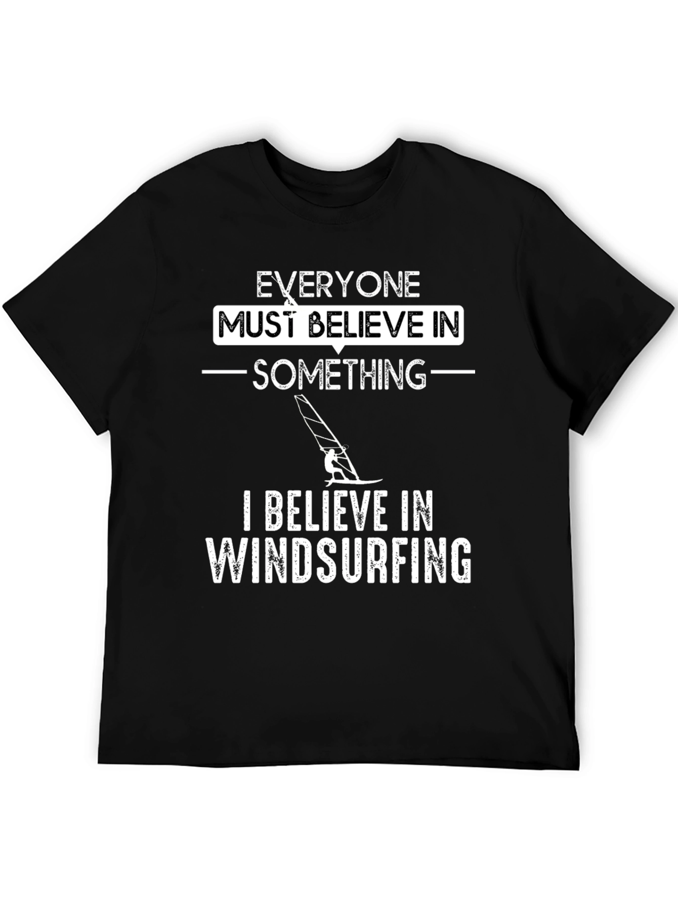 Windsurfing Belief T-Shirt - Unique Design Tee