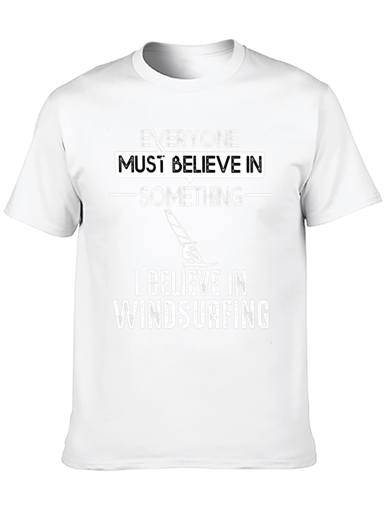Windsurfing Belief T-Shirt - Unique Design Tee