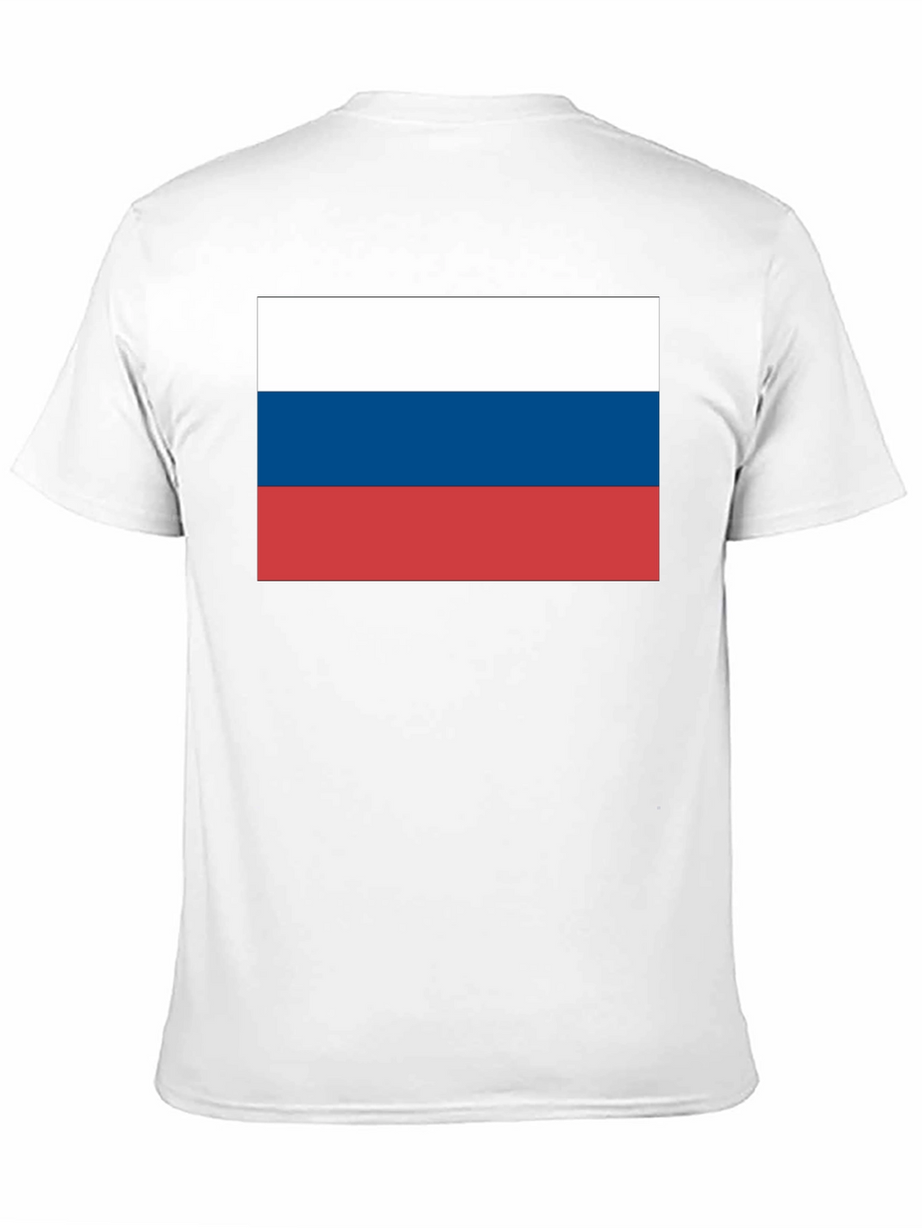 Russia Flag T-Shirt - Black Cotton Tee