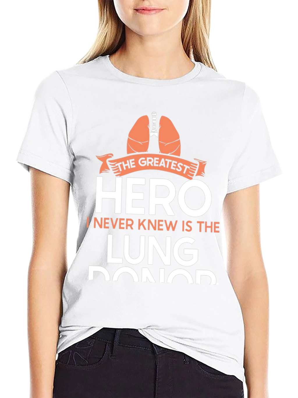 Greatest Hero Lung Donor Graphic Tee