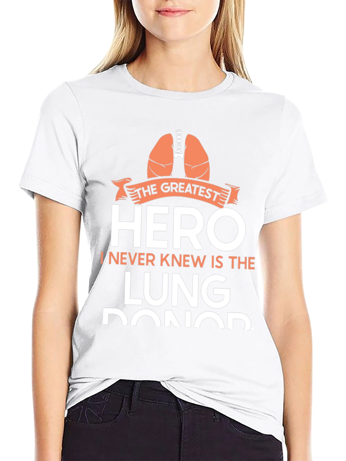 Greatest Hero Lung Donor Graphic Tee