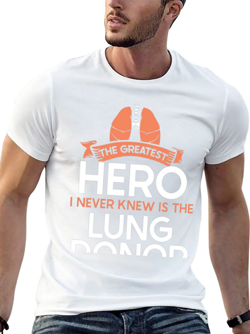 Greatest Hero Lung Donor Graphic Tee