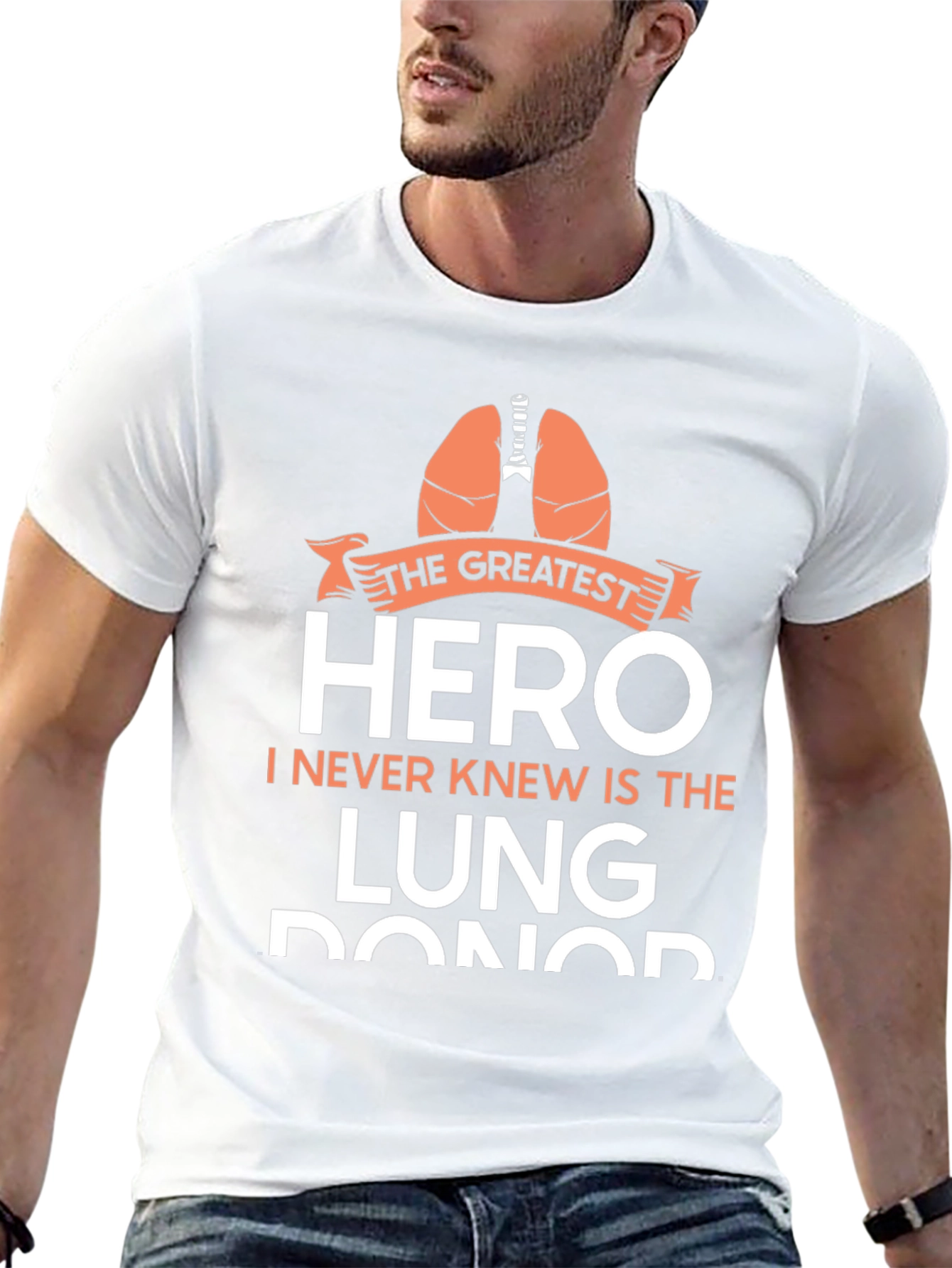 Greatest Hero Lung Donor Graphic Tee