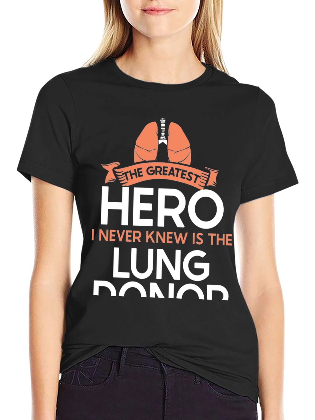Greatest Hero Lung Donor Graphic Tee