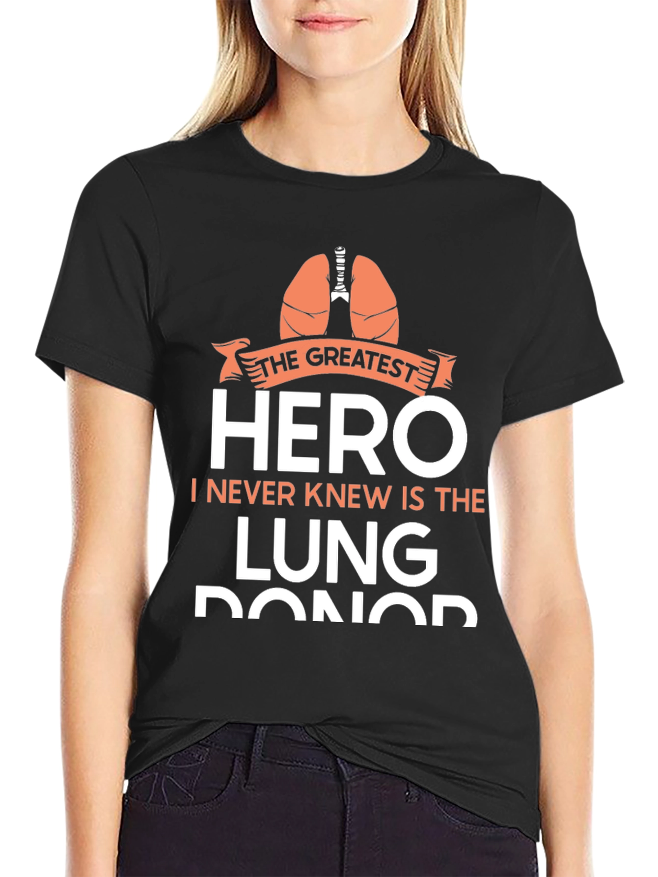 Greatest Hero Lung Donor Graphic Tee