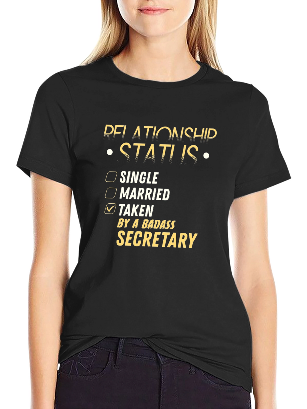 Taken By A Badass Secretary T-Shirt