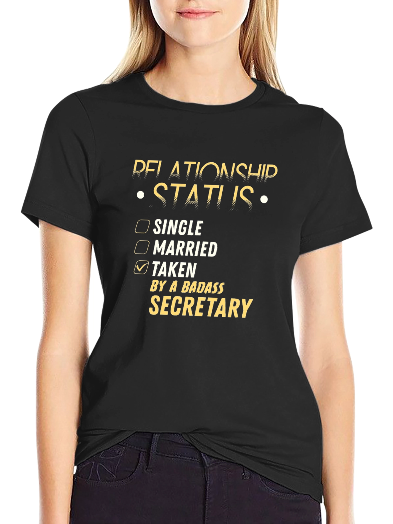 Taken By A Badass Secretary T-Shirt