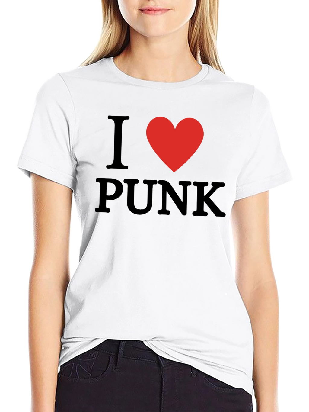 I Love Punk Black T-Shirt