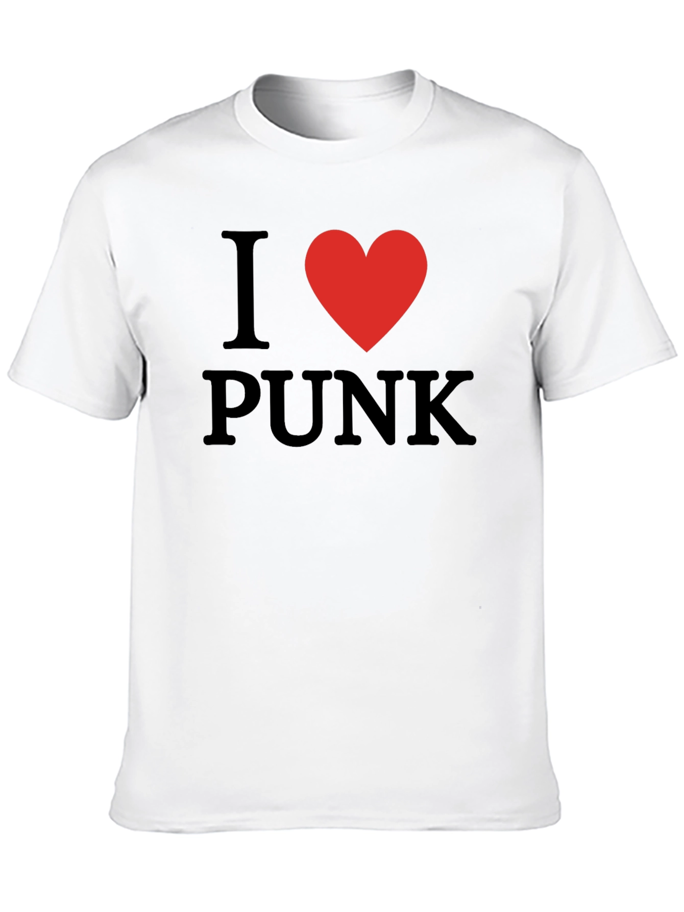 I Love Punk Black T-Shirt