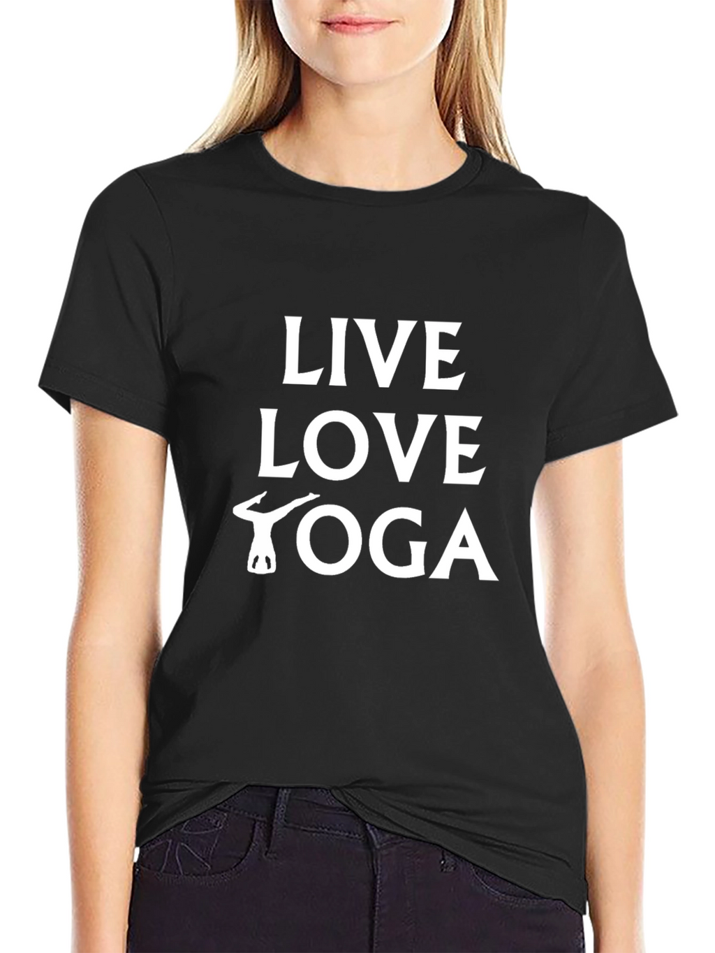 Live Love Yoga Graphic Tee - Relaxed Fit