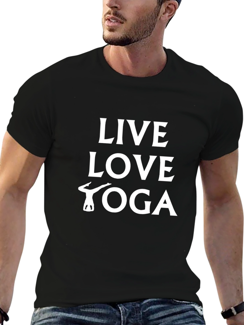Live Love Yoga Graphic Tee - Relaxed Fit