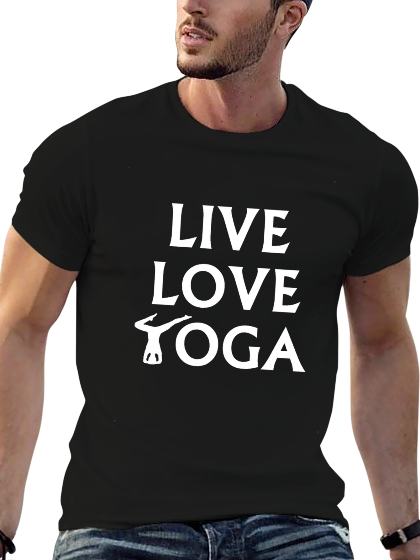 Live Love Yoga Graphic Tee - Relaxed Fit