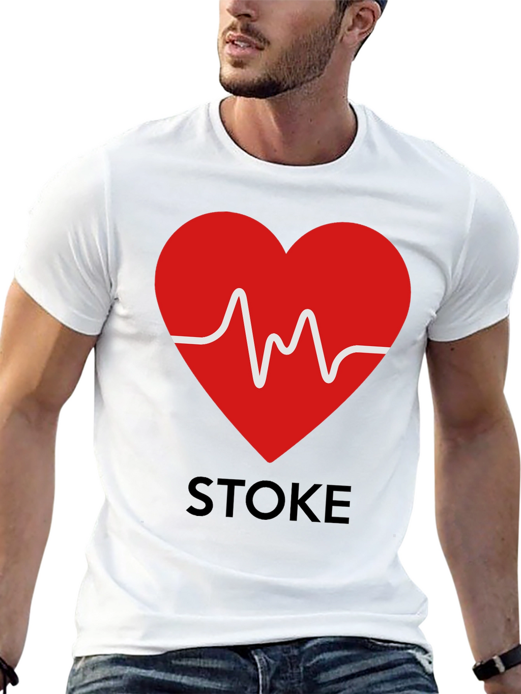 Stoke Heartbeat Graphic T-Shirt