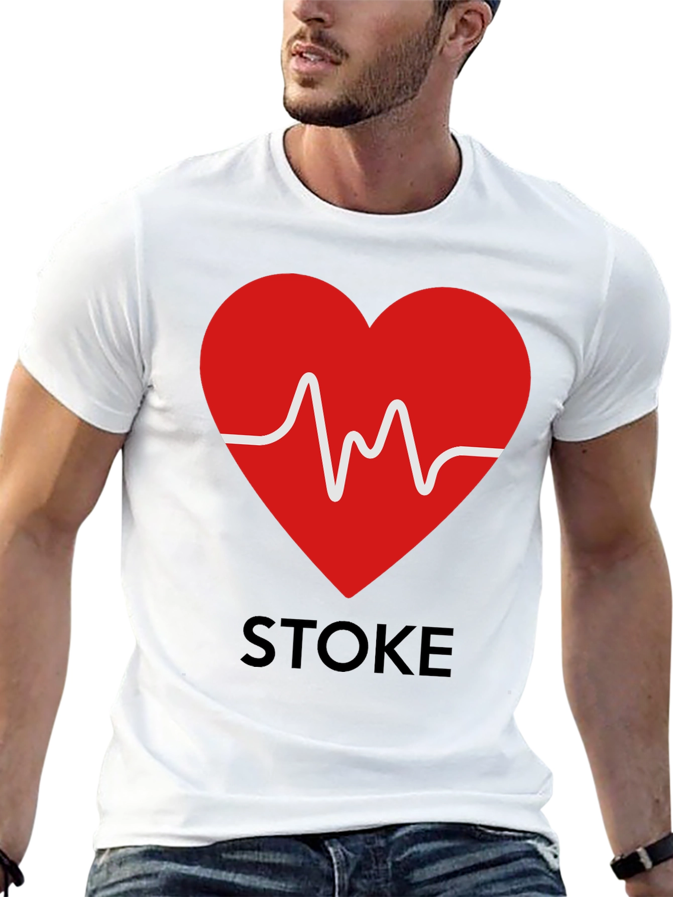Stoke Heartbeat Graphic T-Shirt