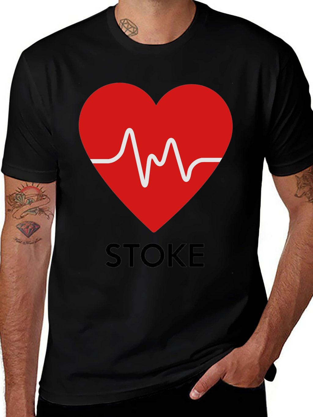 Stoke Heartbeat Graphic T-Shirt