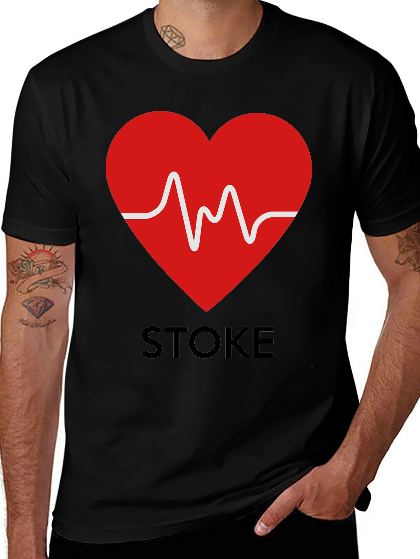 Stoke Heartbeat Graphic T-Shirt