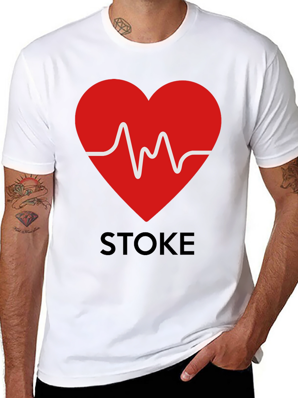 Stoke Heartbeat Graphic T-Shirt