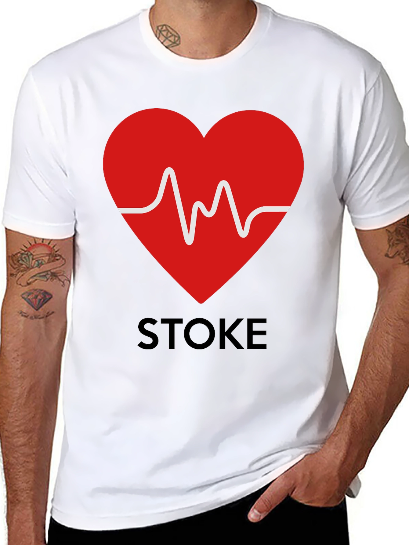Stoke Heartbeat Graphic T-Shirt