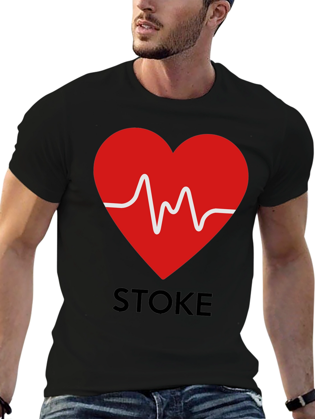 Stoke Heartbeat Graphic T-Shirt