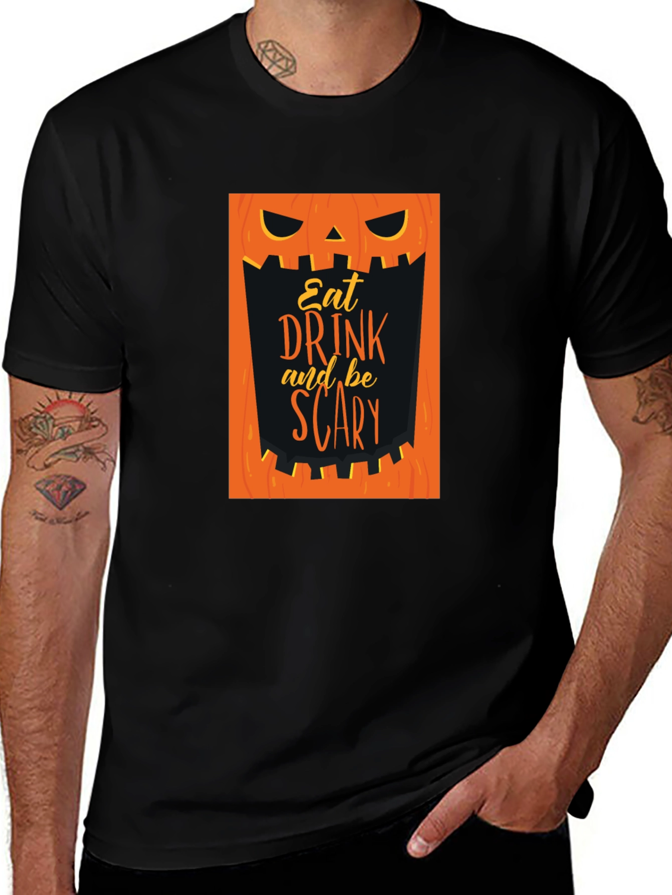 Eat Drink and Be Scary Halloween T-Shirt