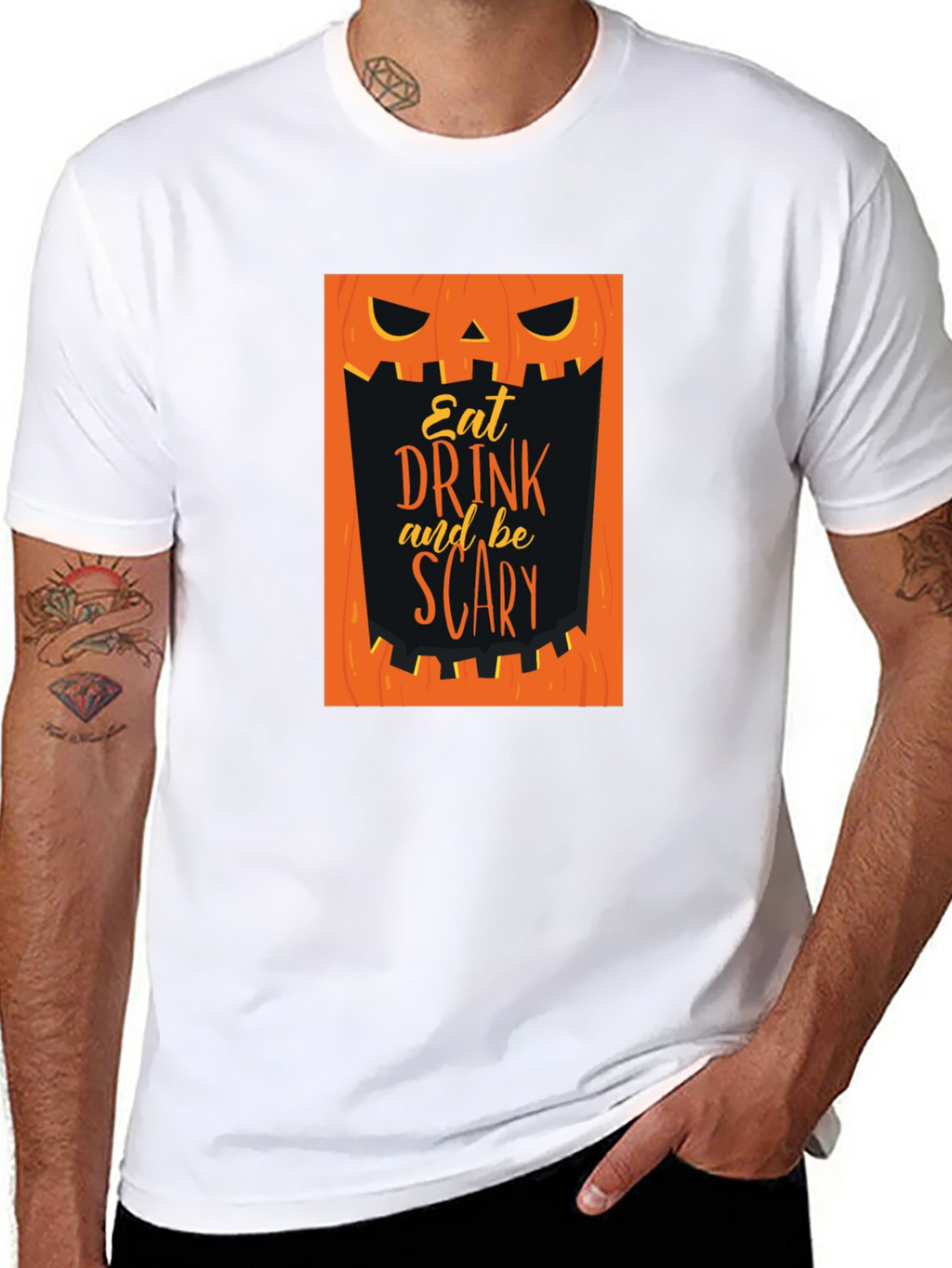 Eat Drink and Be Scary Halloween T-Shirt