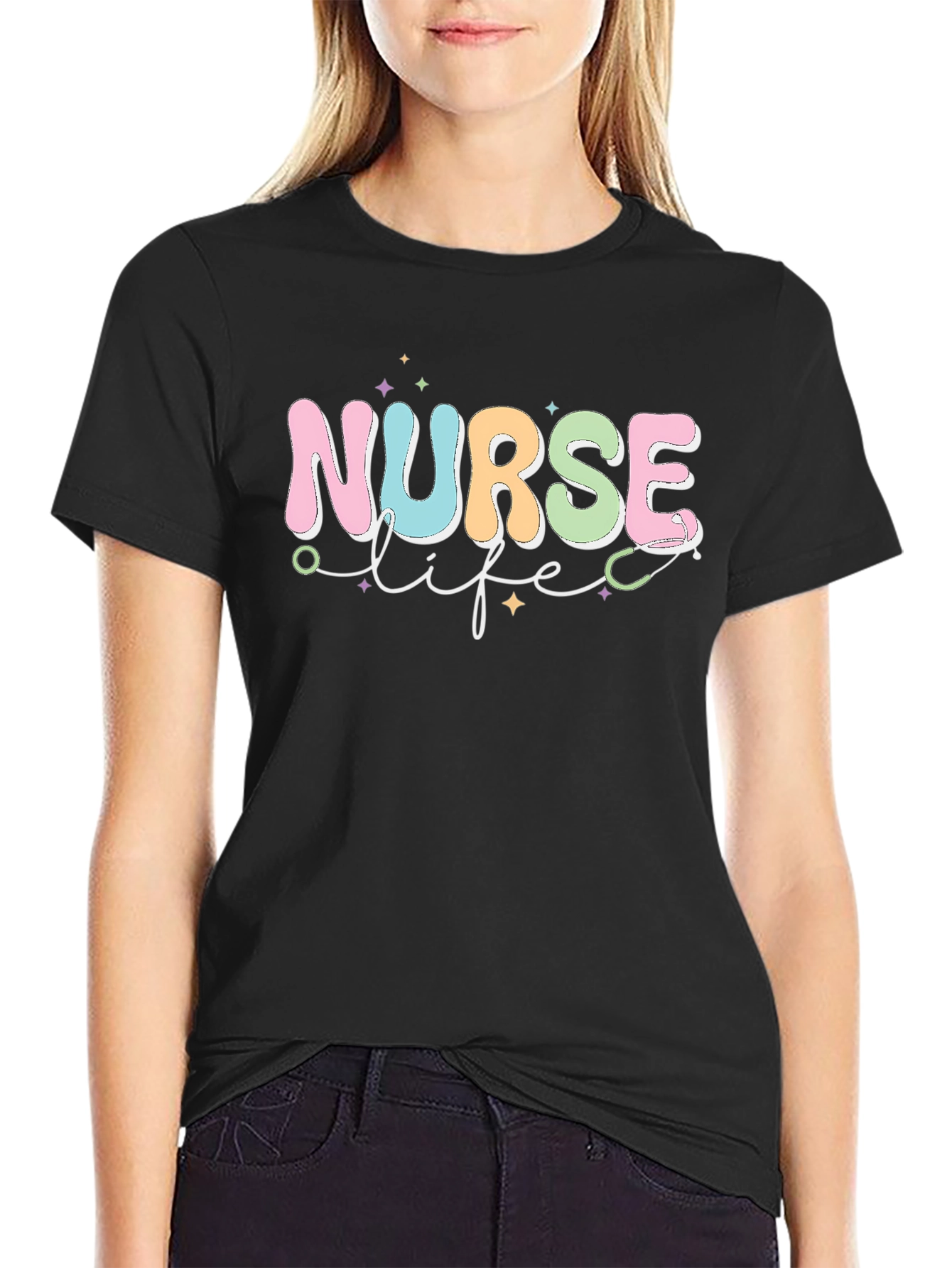 Nurse Life T-Shirt - Pastel Colors