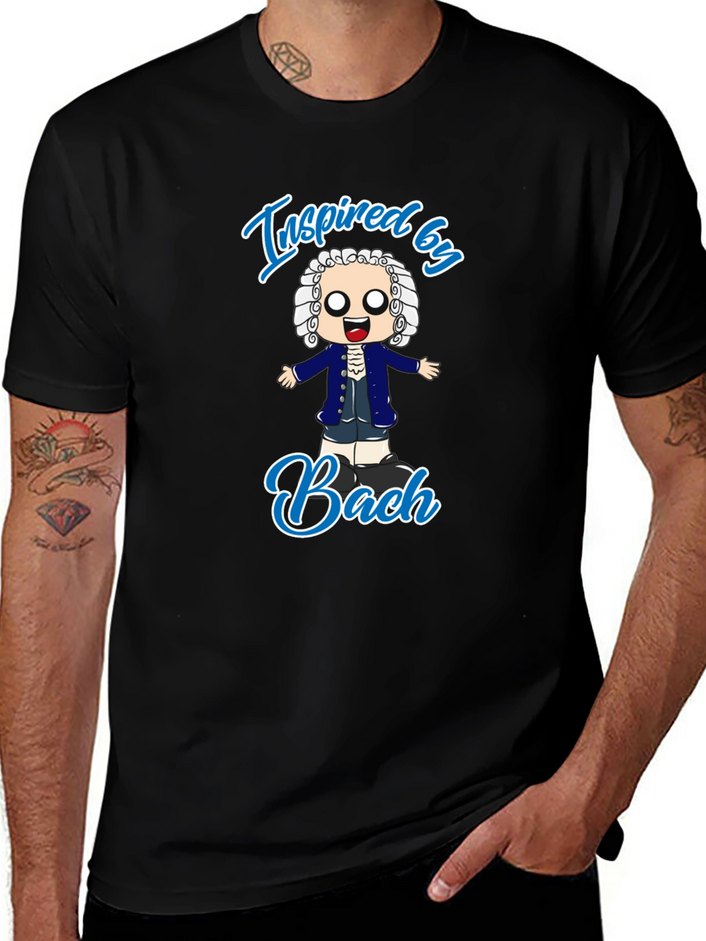 Inspired by Bach T-Shirt - Music Composer Tee