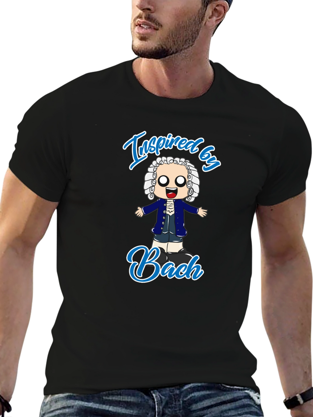 Inspired by Bach T-Shirt - Music Composer Tee
