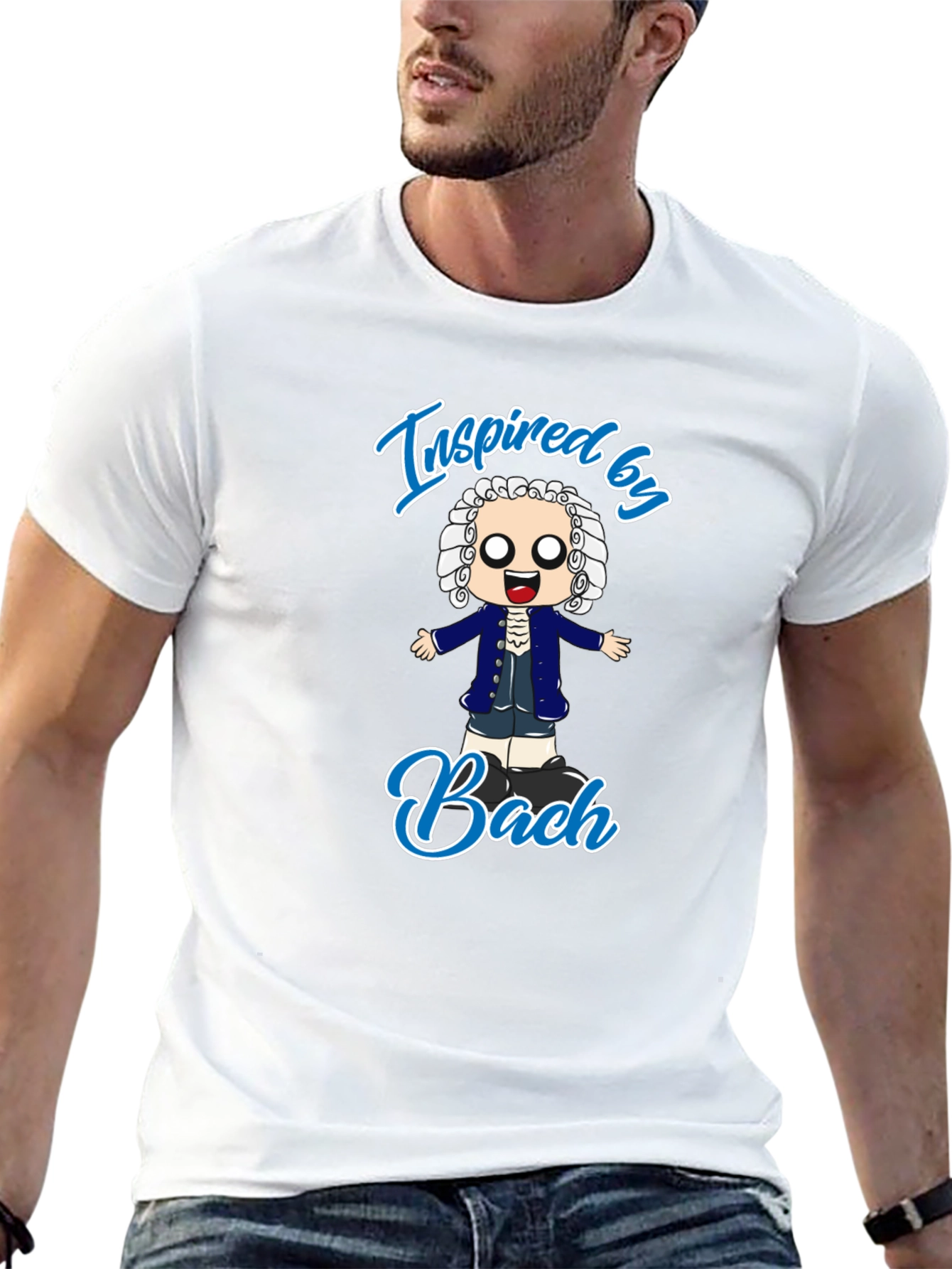 Inspired by Bach T-Shirt - Music Composer Tee