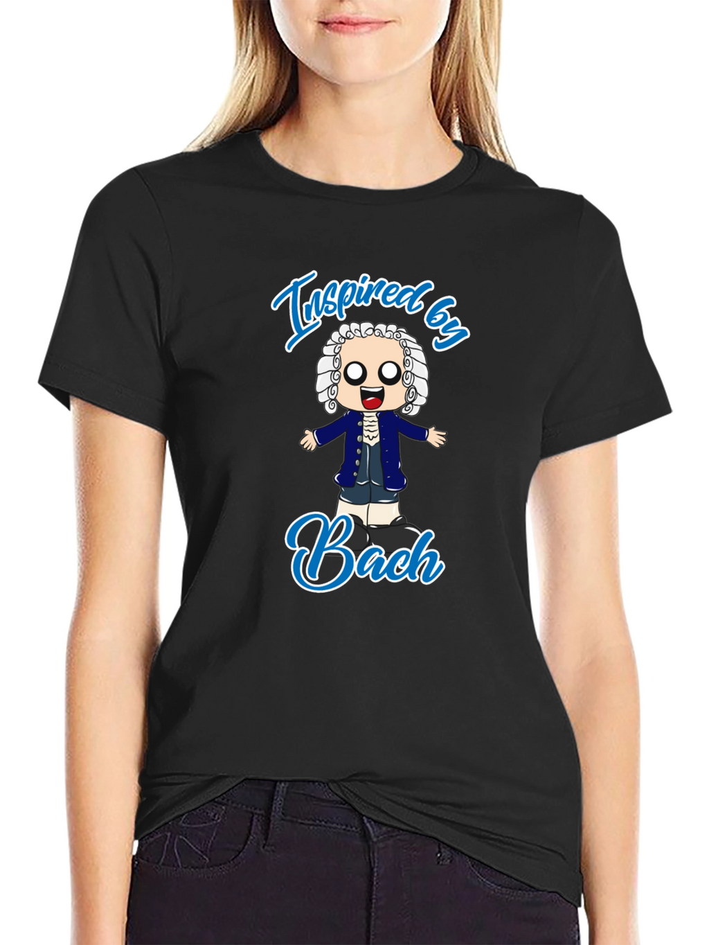 Inspired by Bach T-Shirt - Music Composer Tee