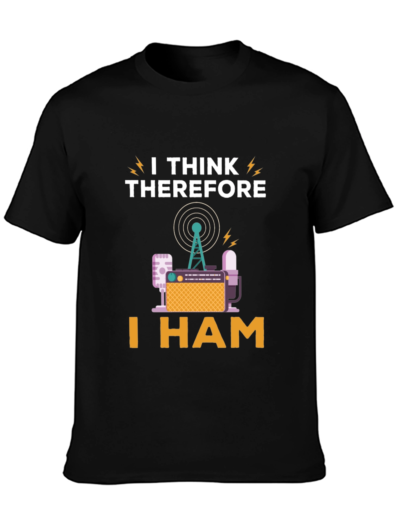 I Think Therefore I Ham Radio T-Shirt