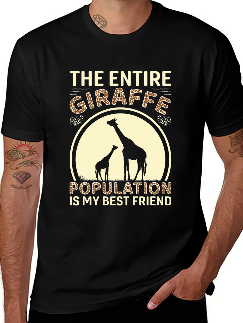 Giraffe Lover T-Shirt - Entire Population