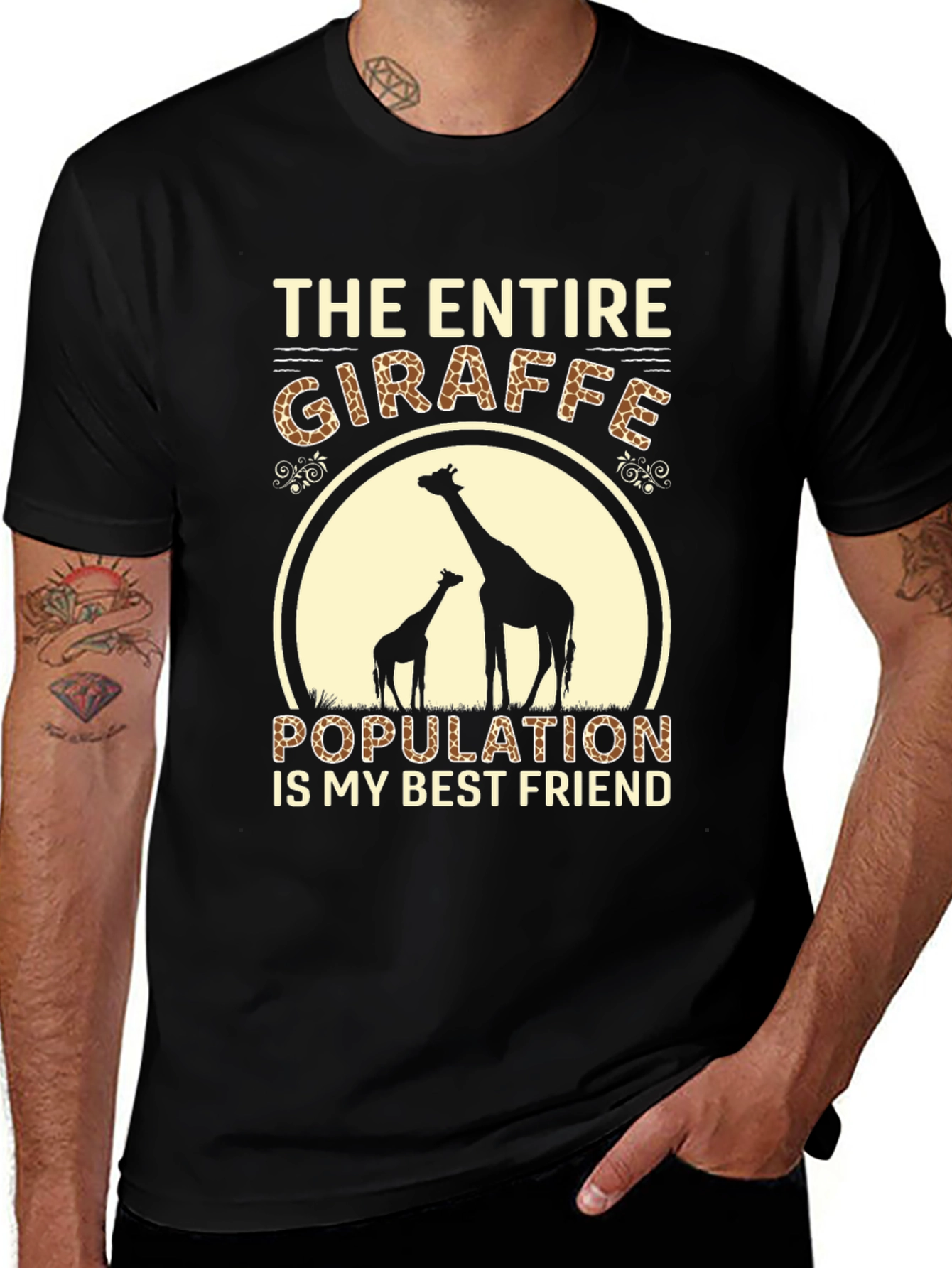 Giraffe Lover T-Shirt - Entire Population