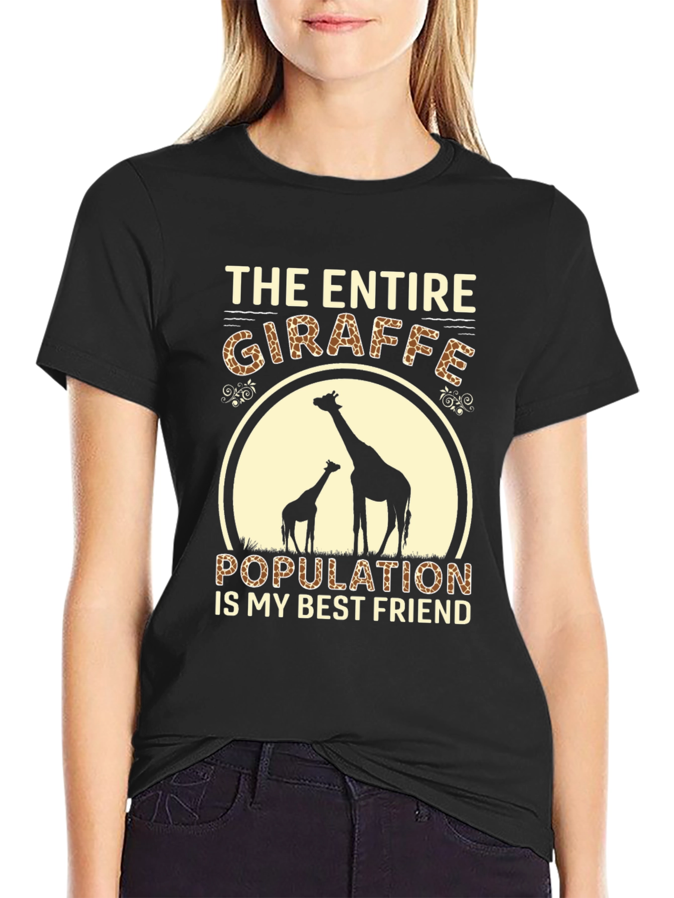 Giraffe Lover T-Shirt - Entire Population