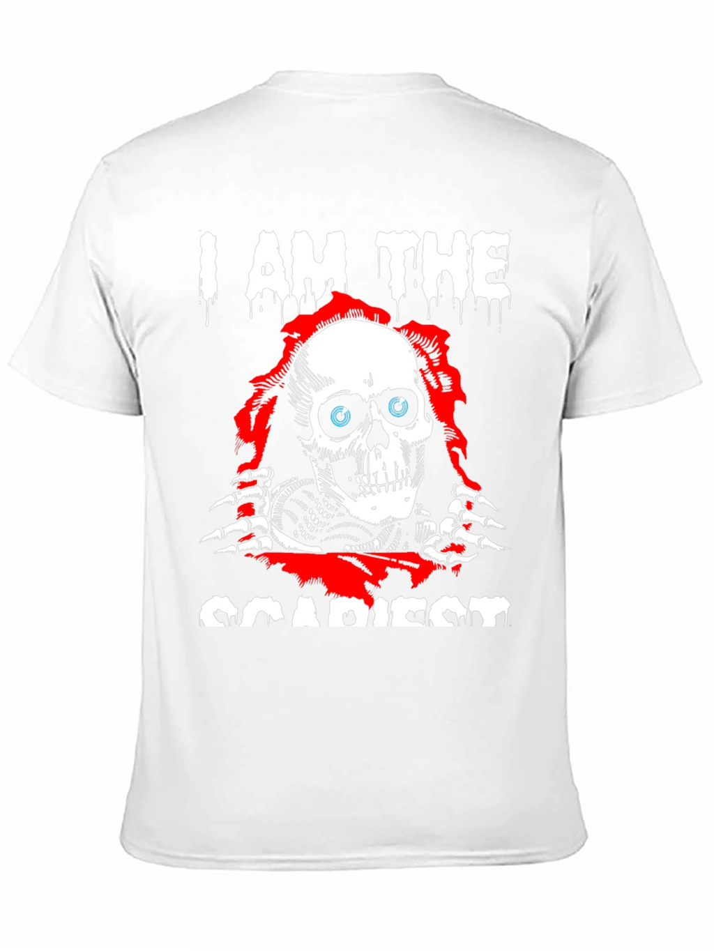 I Am The Scariest Skull Graphic Black T-Shirt