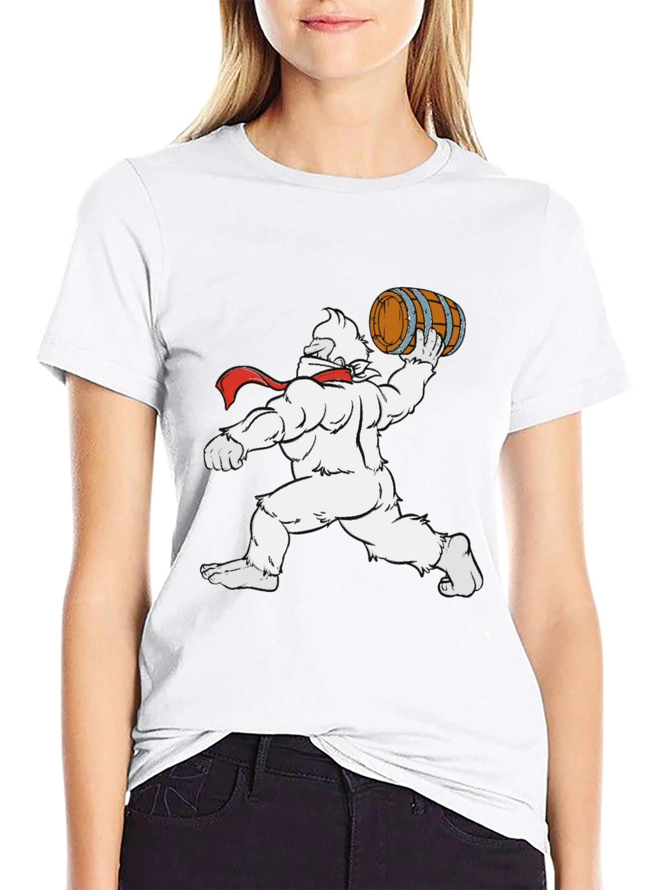 Yeti Barrel Toss Black T-Shirt