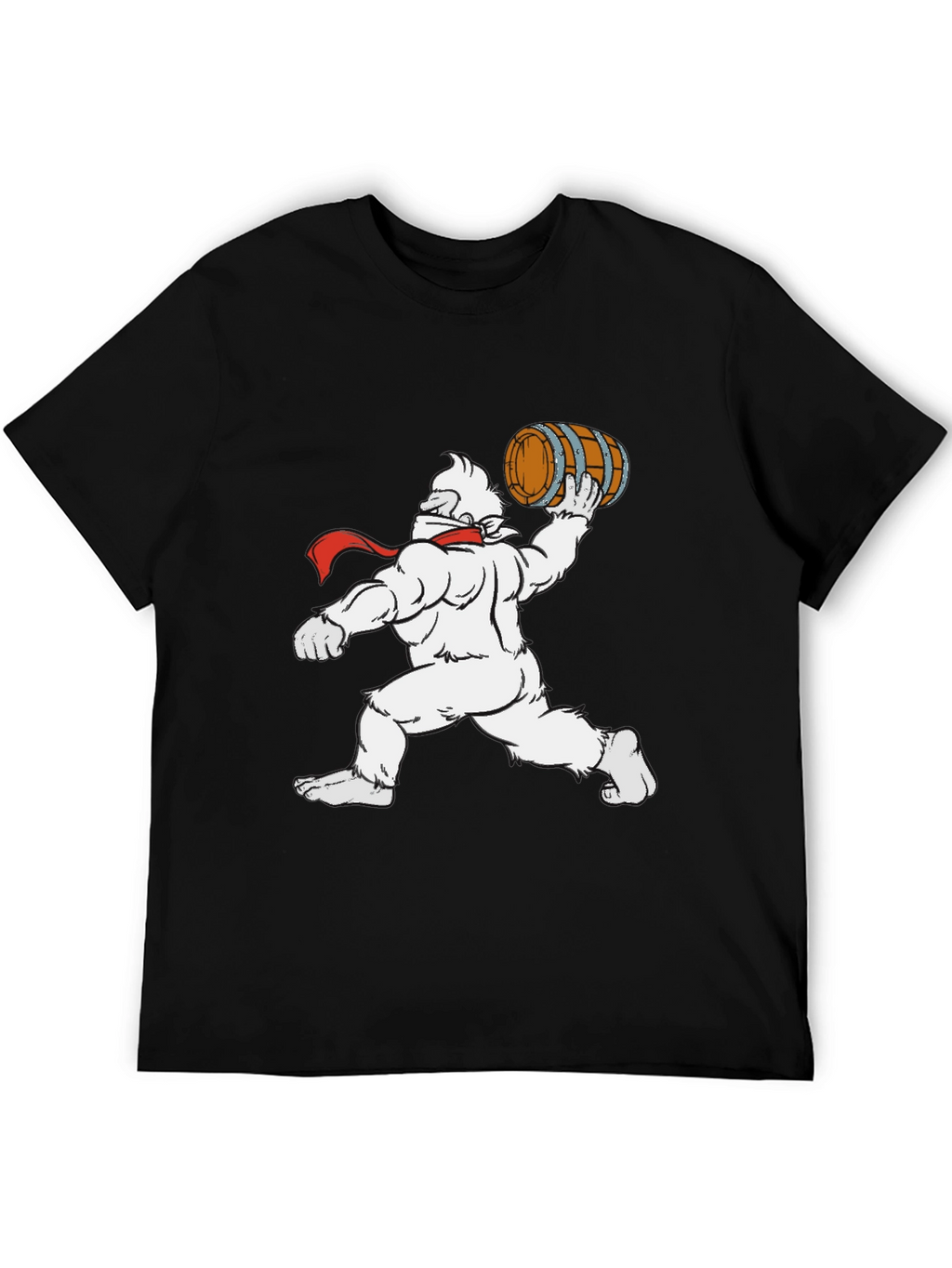 Yeti Barrel Toss Black T-Shirt