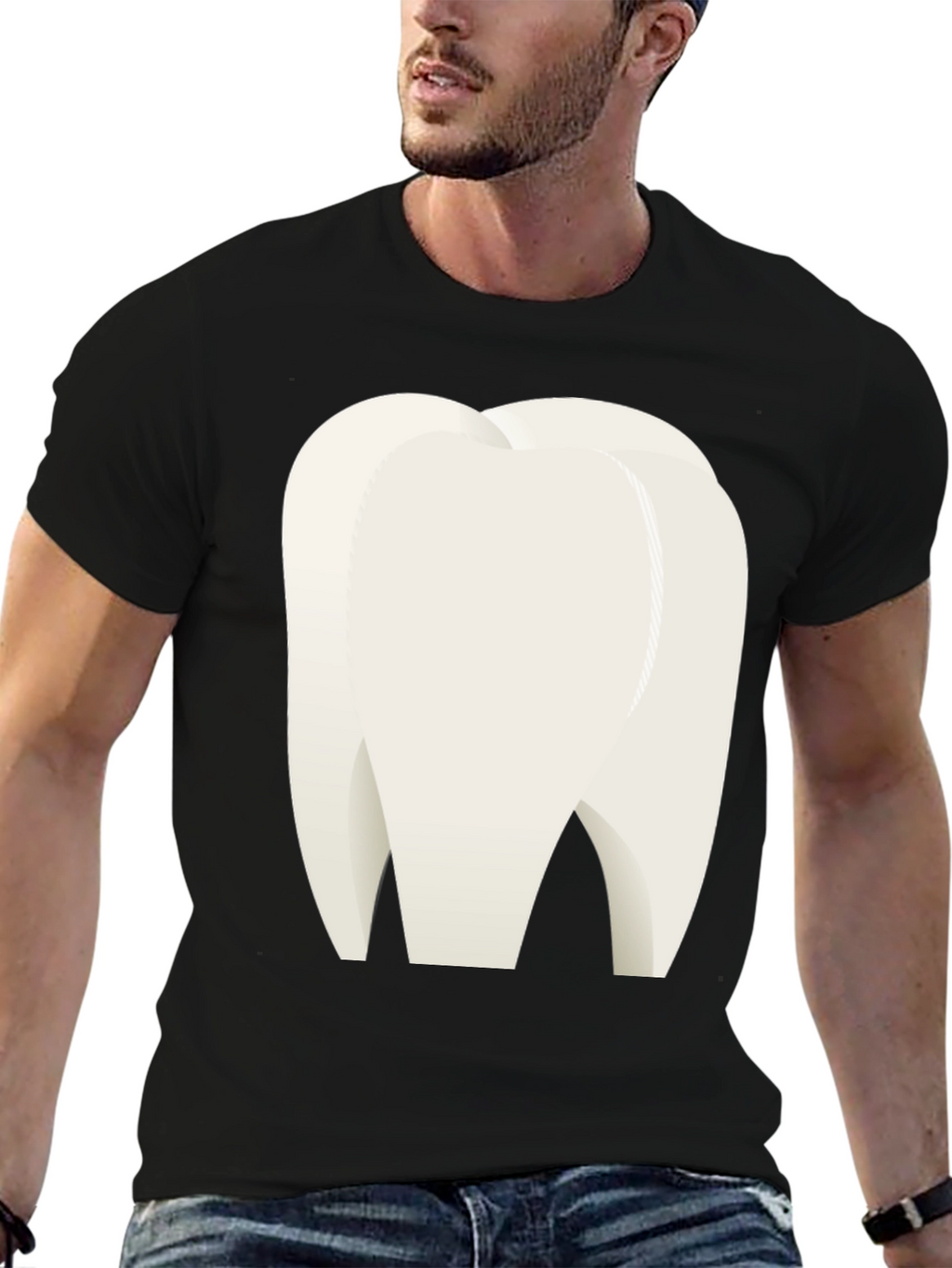 Humorous Tooth Graphic Tee - Dentist Apparel