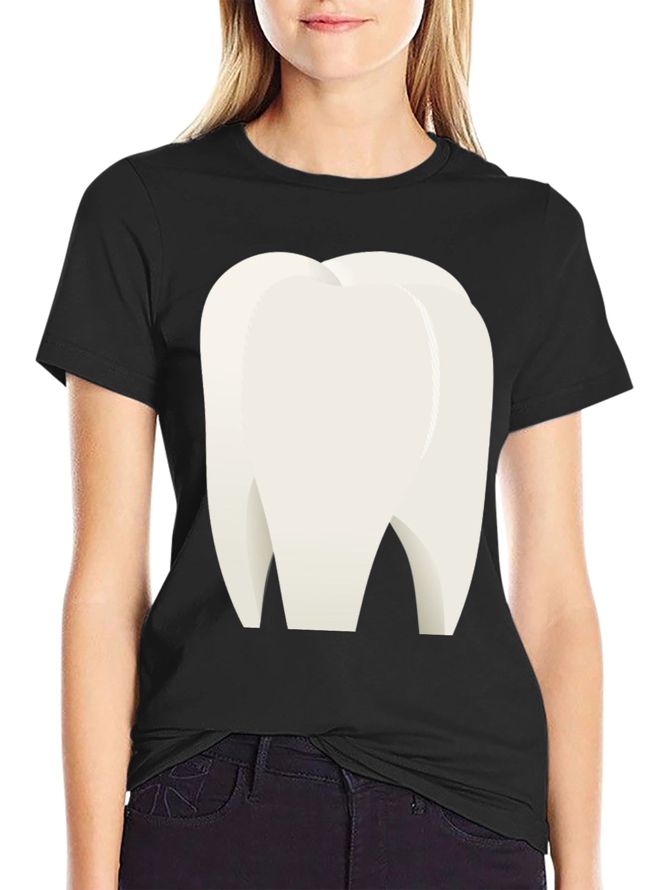 Humorous Tooth Graphic Tee - Dentist Apparel