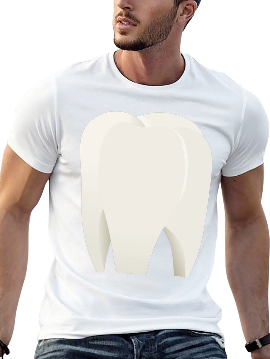 Humorous Tooth Graphic Tee - Dentist Apparel
