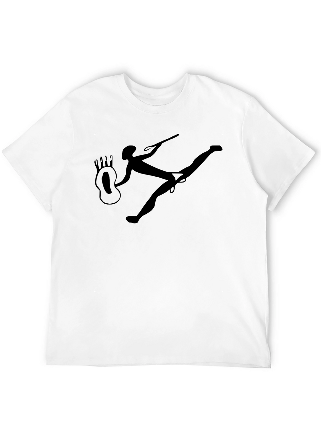 Cave Art T-Shirt - Black Cotton Tee