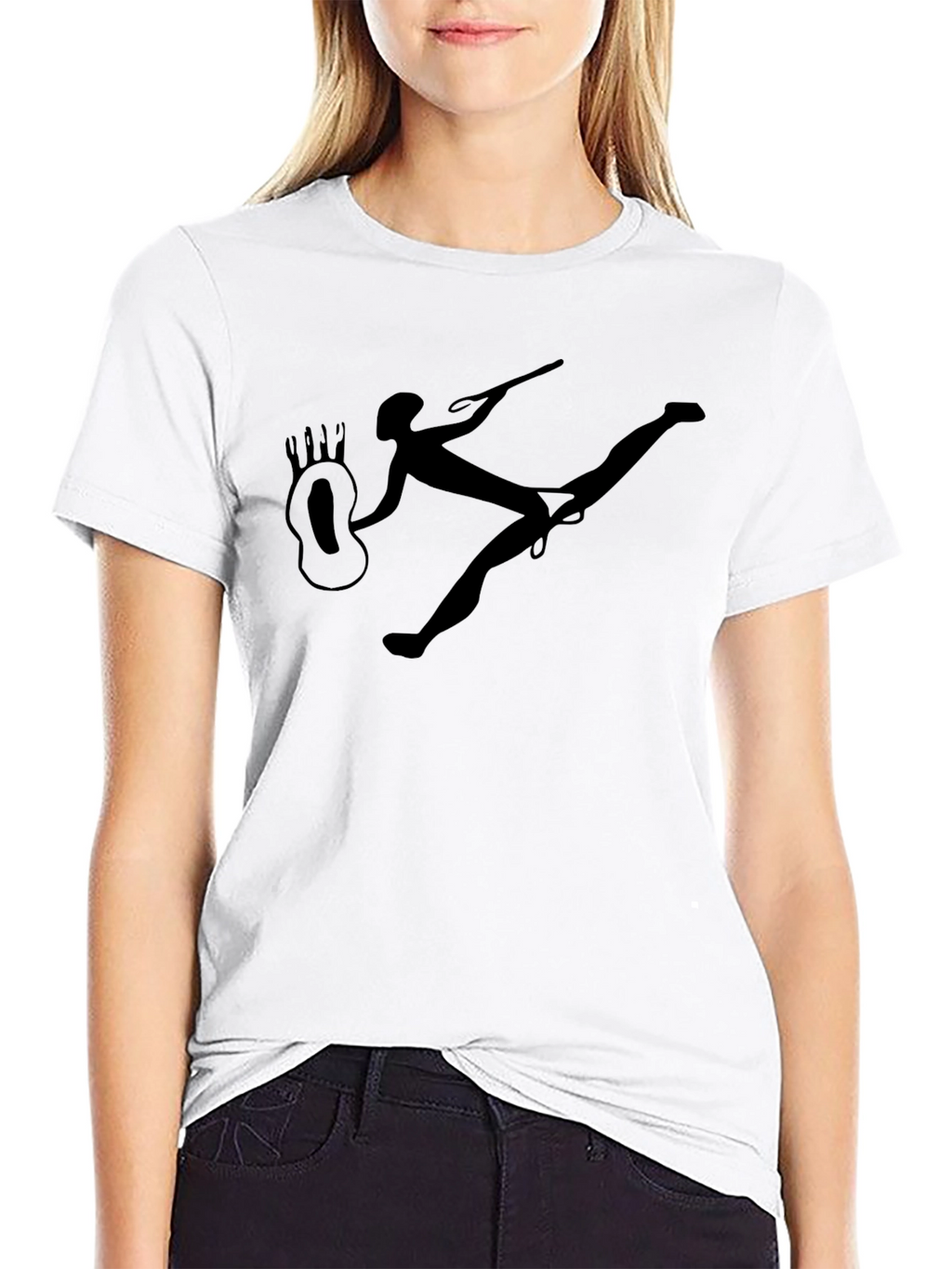 Cave Art T-Shirt - Black Cotton Tee
