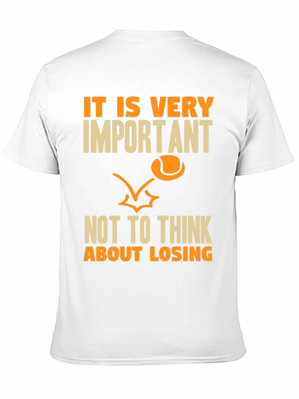 Motivational Tennis T-Shirt - Focus on Winning