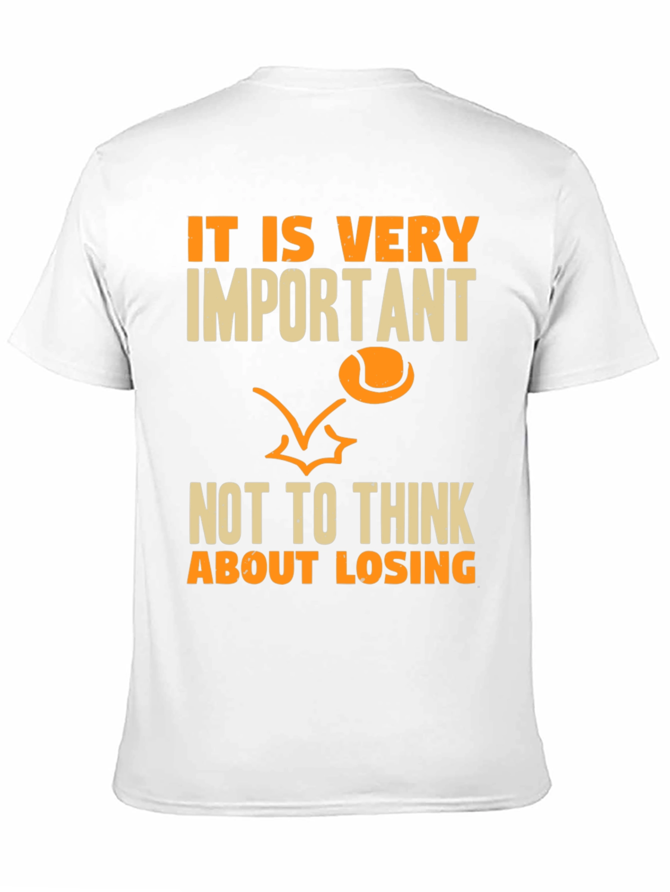 Motivational Tennis T-Shirt - Focus on Winning