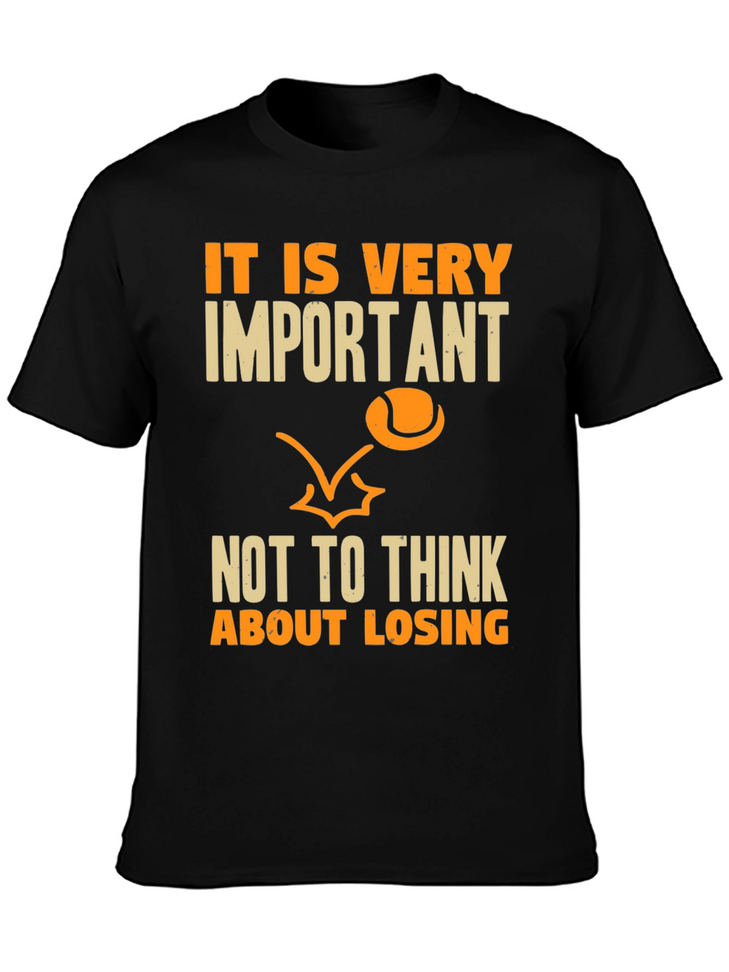 Motivational Tennis T-Shirt - Focus on Winning