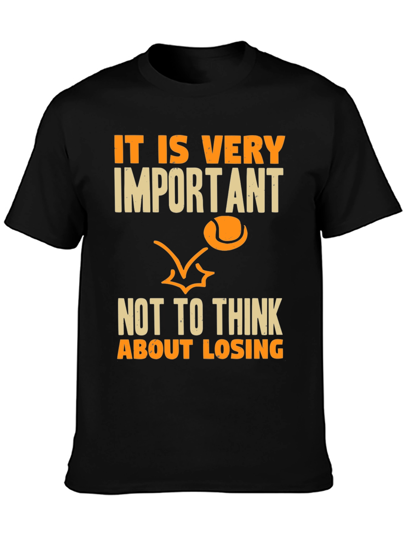 Motivational Tennis T-Shirt - Focus on Winning