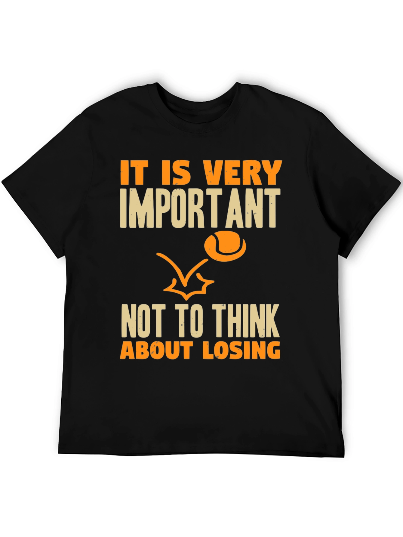 Motivational Tennis T-Shirt - Focus on Winning