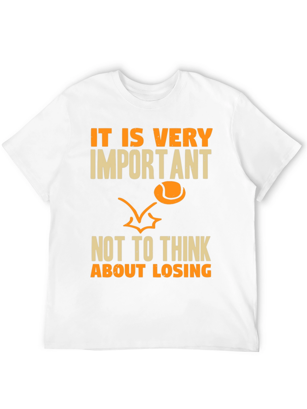Motivational Tennis T-Shirt - Focus on Winning