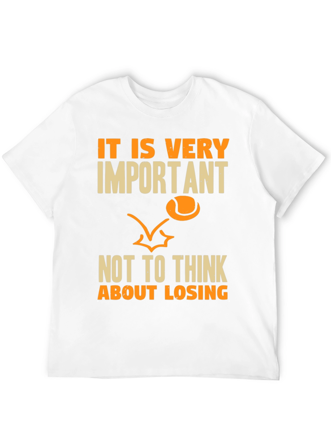 Motivational Tennis T-Shirt - Focus on Winning