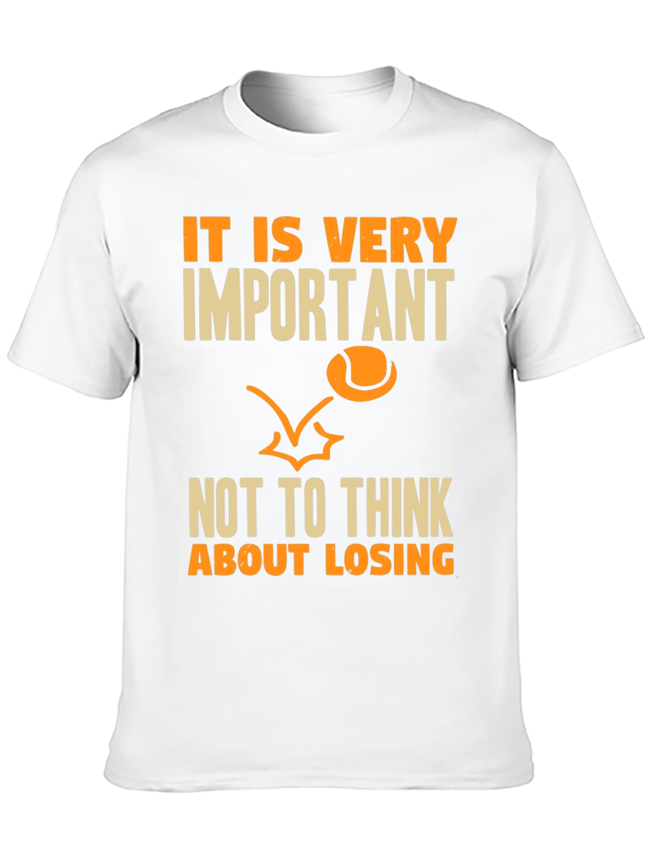 Motivational Tennis T-Shirt - Focus on Winning